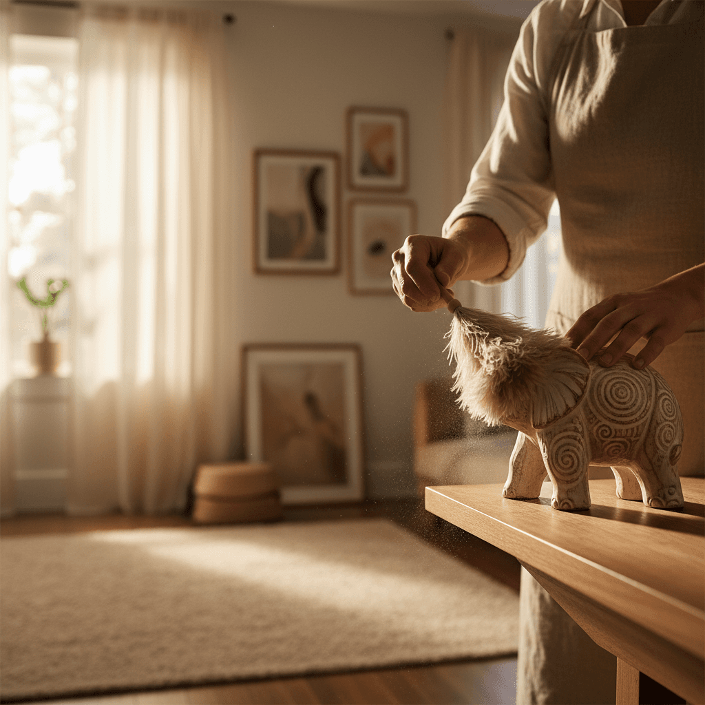Detailed cleaning focus on specific areas
