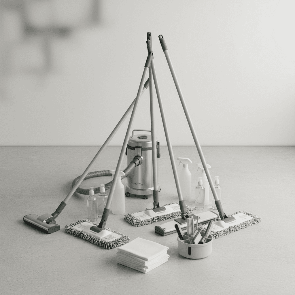Professional cleaning equipment and supplies